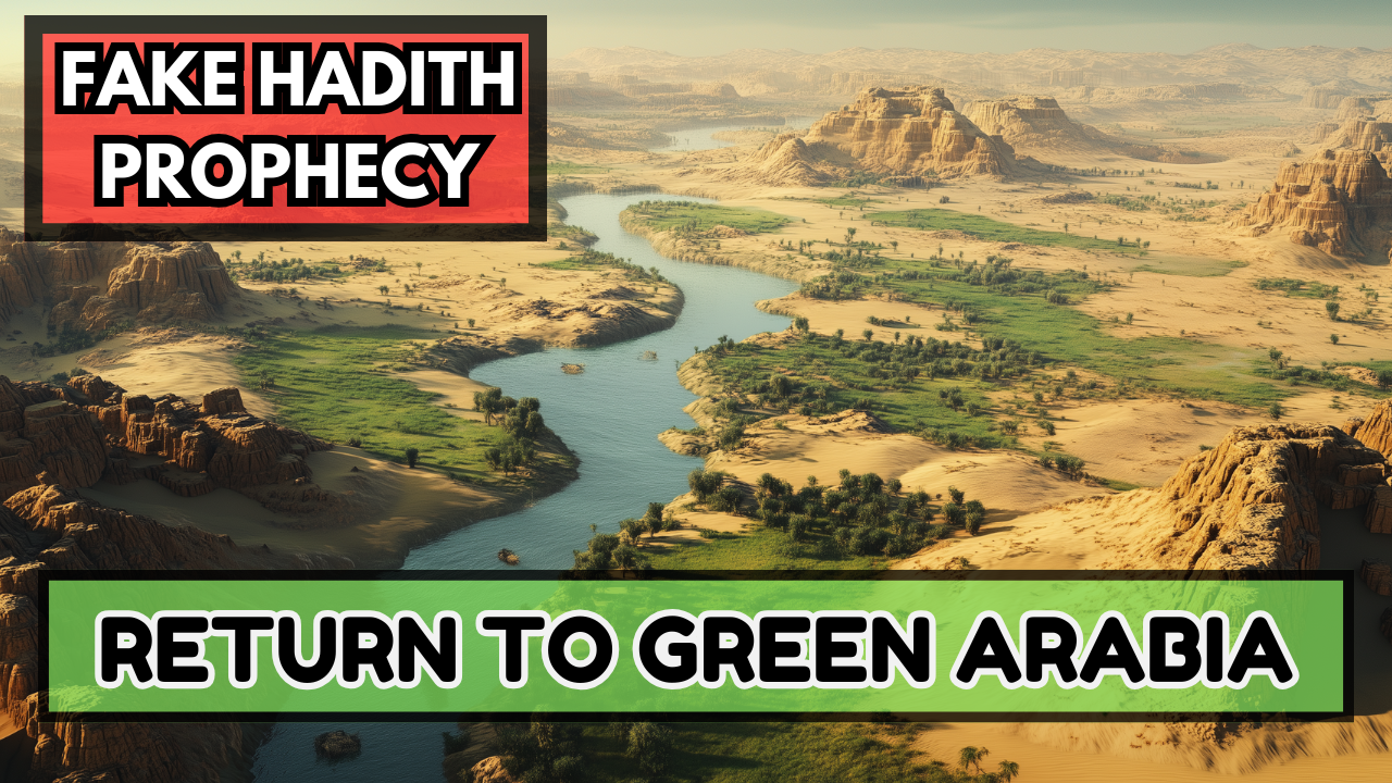 Read more about the article Fabricated Hadith Prophecy: RETURN TO GREEN ARABIA