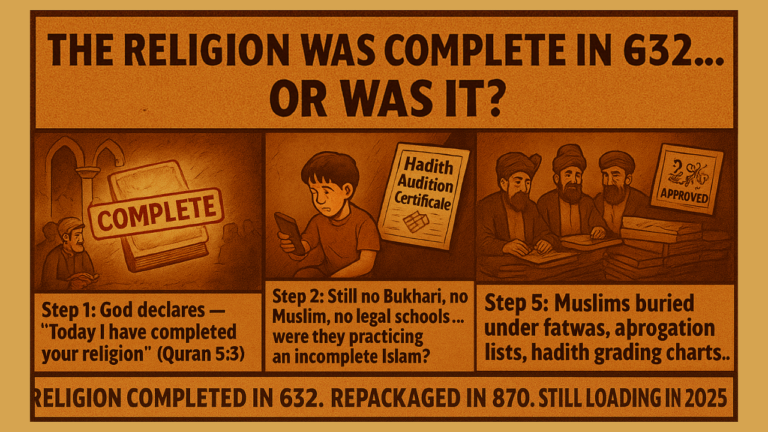 Sunnis Have Disbelieved in 5:3 of The Quran.