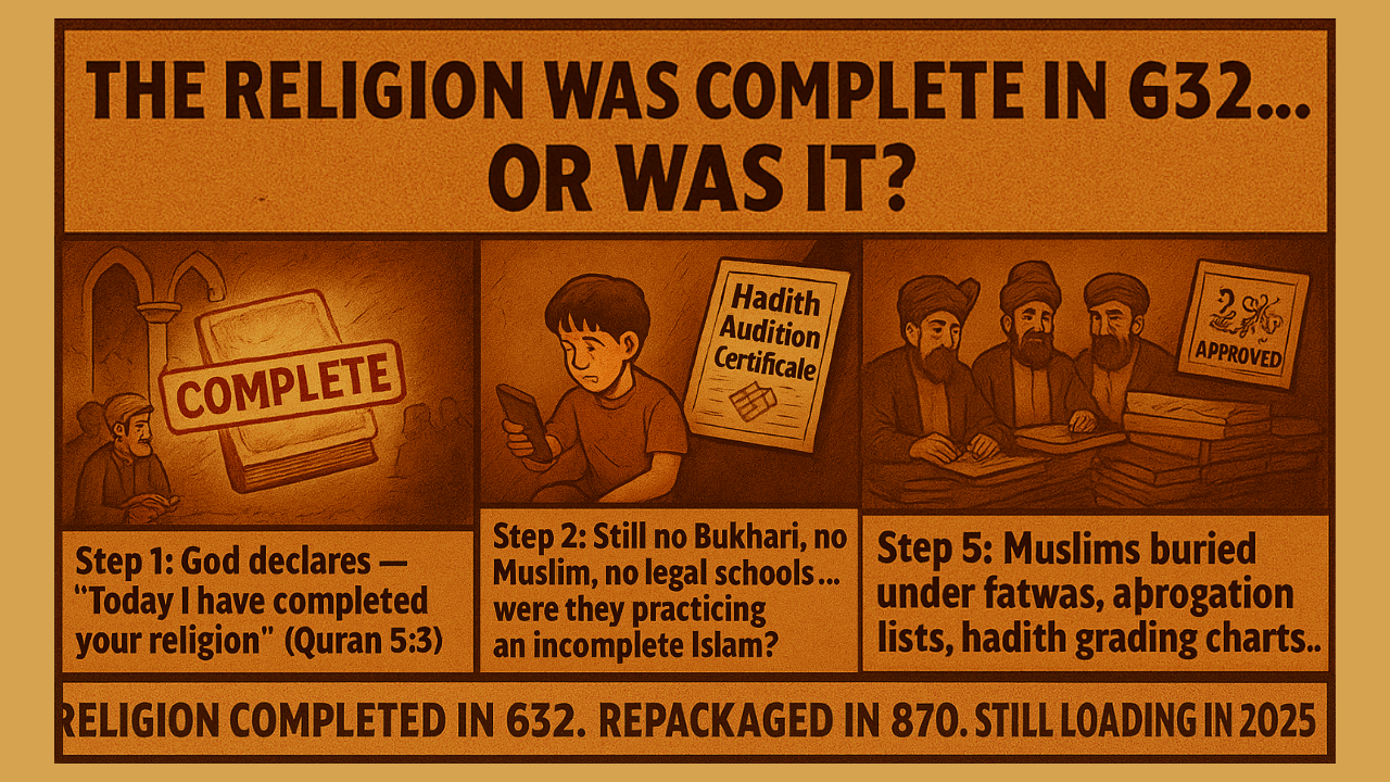 You are currently viewing Sunnis Have Disbelieved in 5:3 of The Quran.